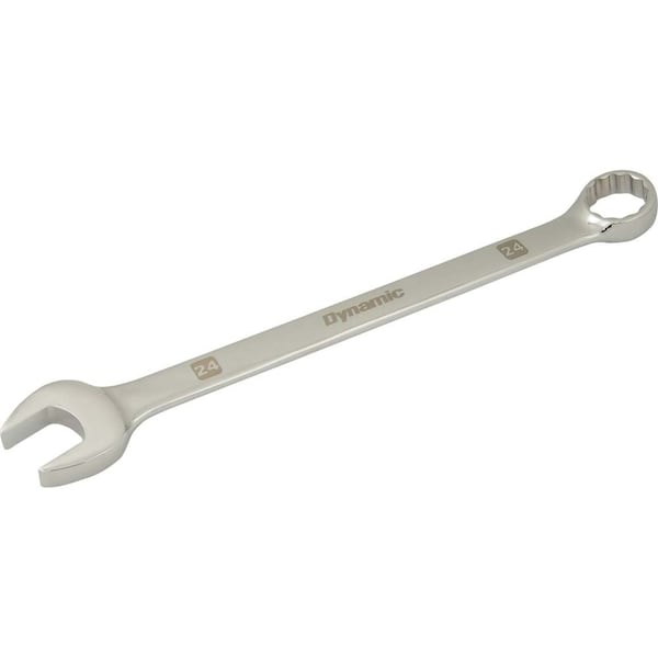 Tools 24mm 12 Point Combination Wrench, Mirror Chrome Finish